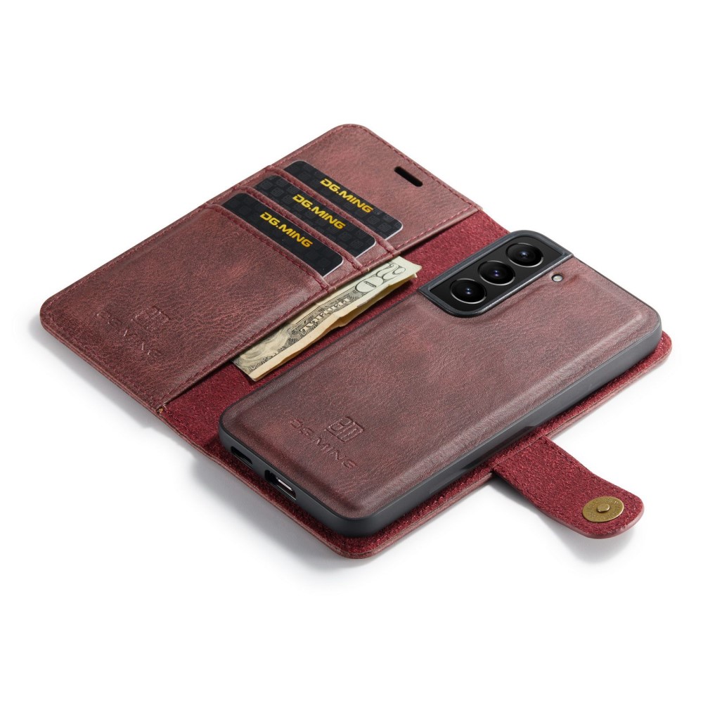 DG.MING DG.MING Galaxy S23 Plus 2in1 Magnet Fodral / Skal Röd