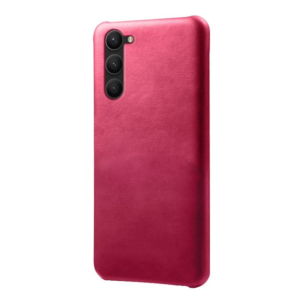 KSQ KSQ Samsung Galaxy S23 Plus Skal Läderbelagt Rosa