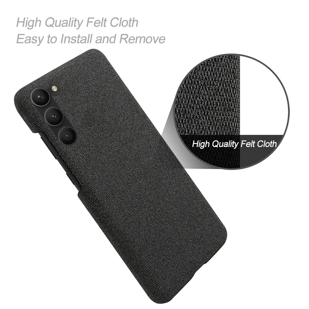 KSQ KSQ Samsung Galaxy S23 Plus Skal Tygbelagt Svart