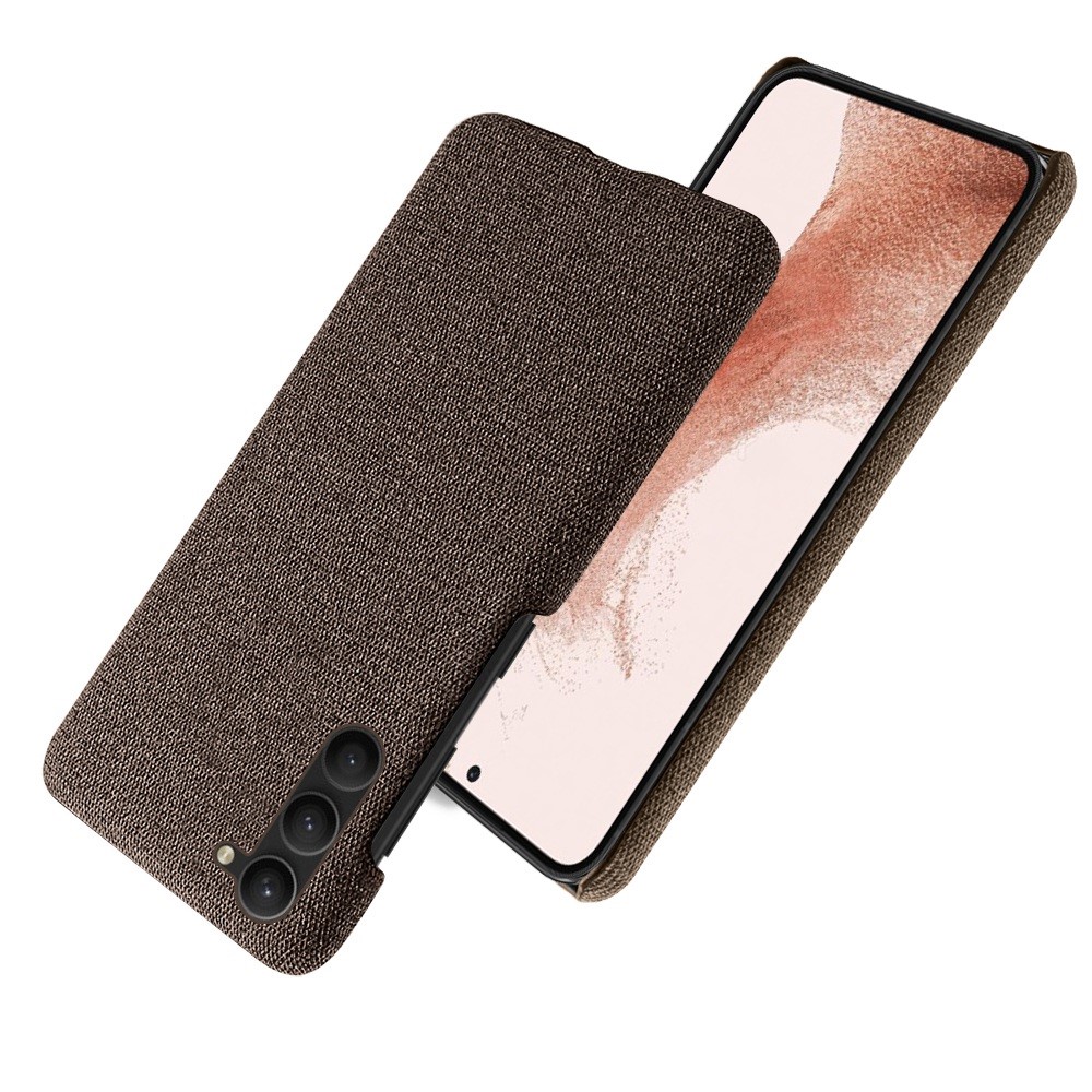 KSQ KSQ Samsung Galaxy S23 Plus Skal Tygbelagt Brun