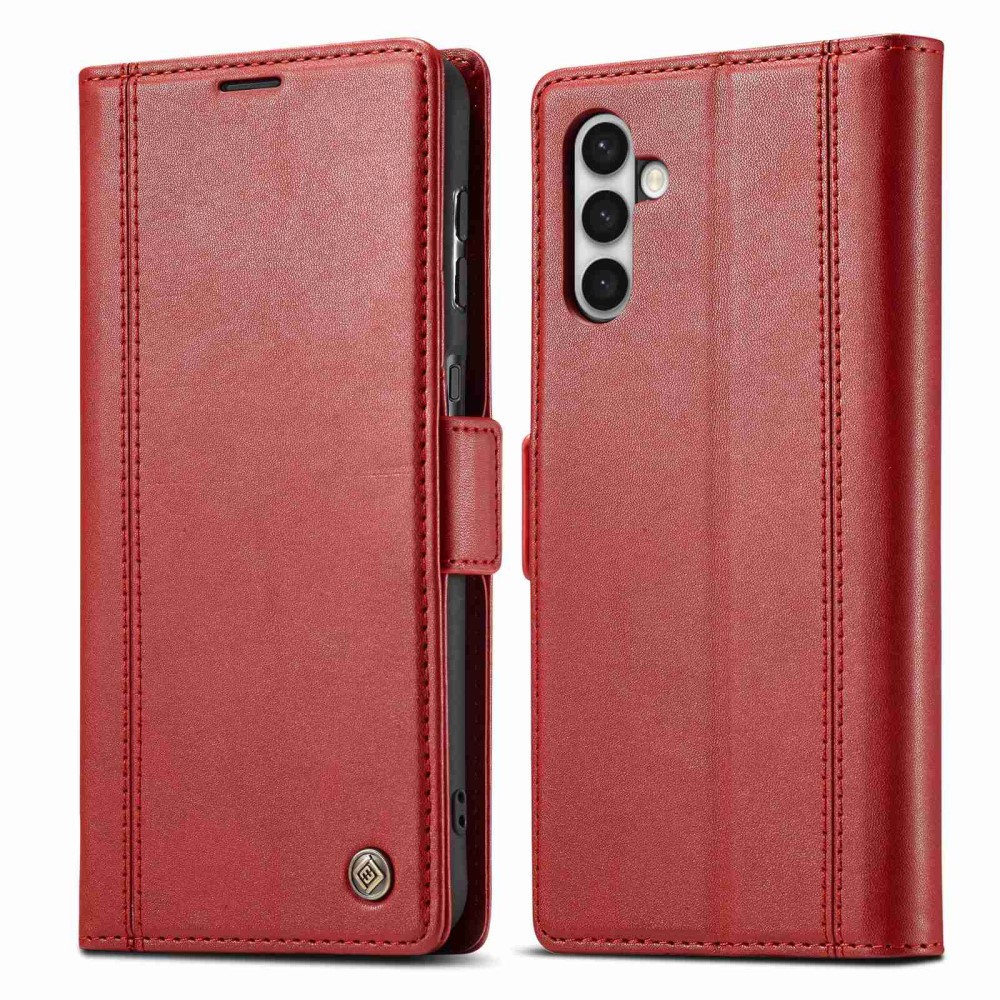 LC.IMEEKE LC.IMEEKE Samsung Galaxy S23 Plus Fodral Läder Röd