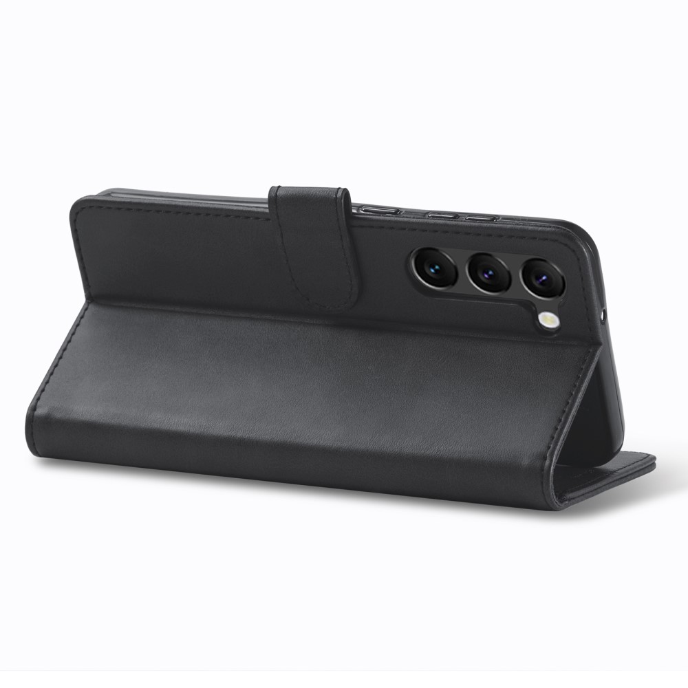 LC.IMEEKE LC.IMEEKE Samsung Galaxy S23 Plus Fodral Läder Svart