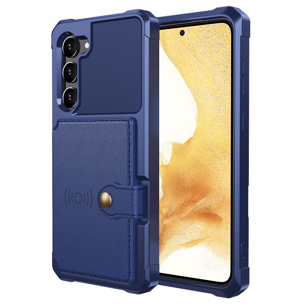  Samsung Galaxy S23 Plus Skal Med Plånbok Blå
