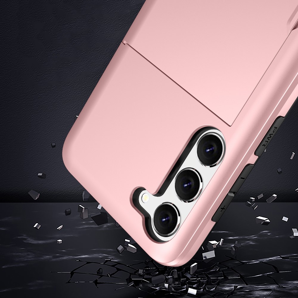  Samsung Galaxy S23 Plus Skal Med Kortfack Mörk Grön