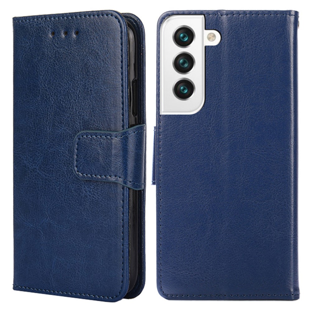  Samsung Galaxy S23 Plus Fodral Läder Blå
