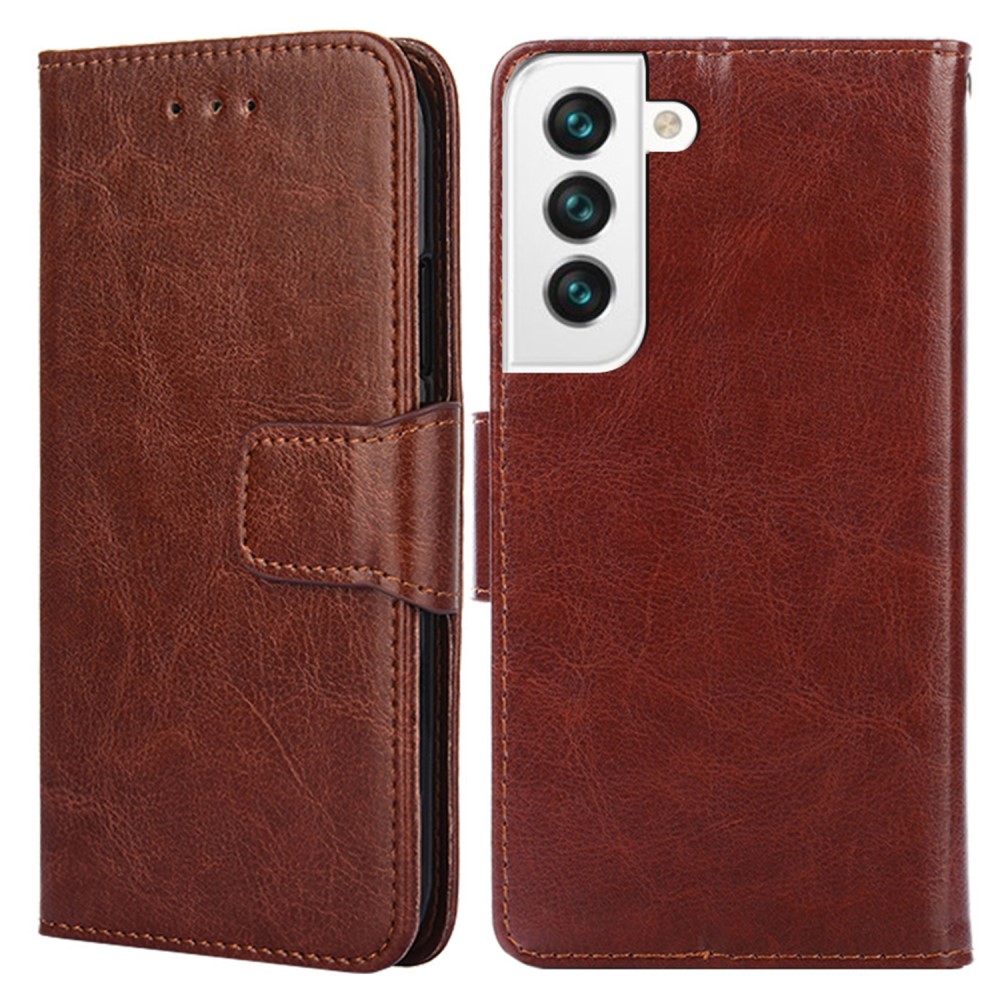  Samsung Galaxy S23 Plus Fodral Läder Brun