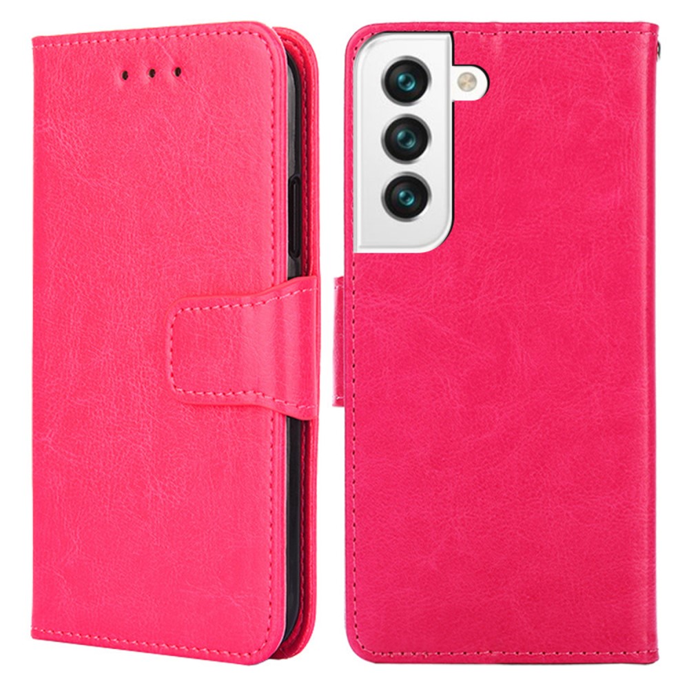  Samsung Galaxy S23 Plus Fodral Läder Rosa