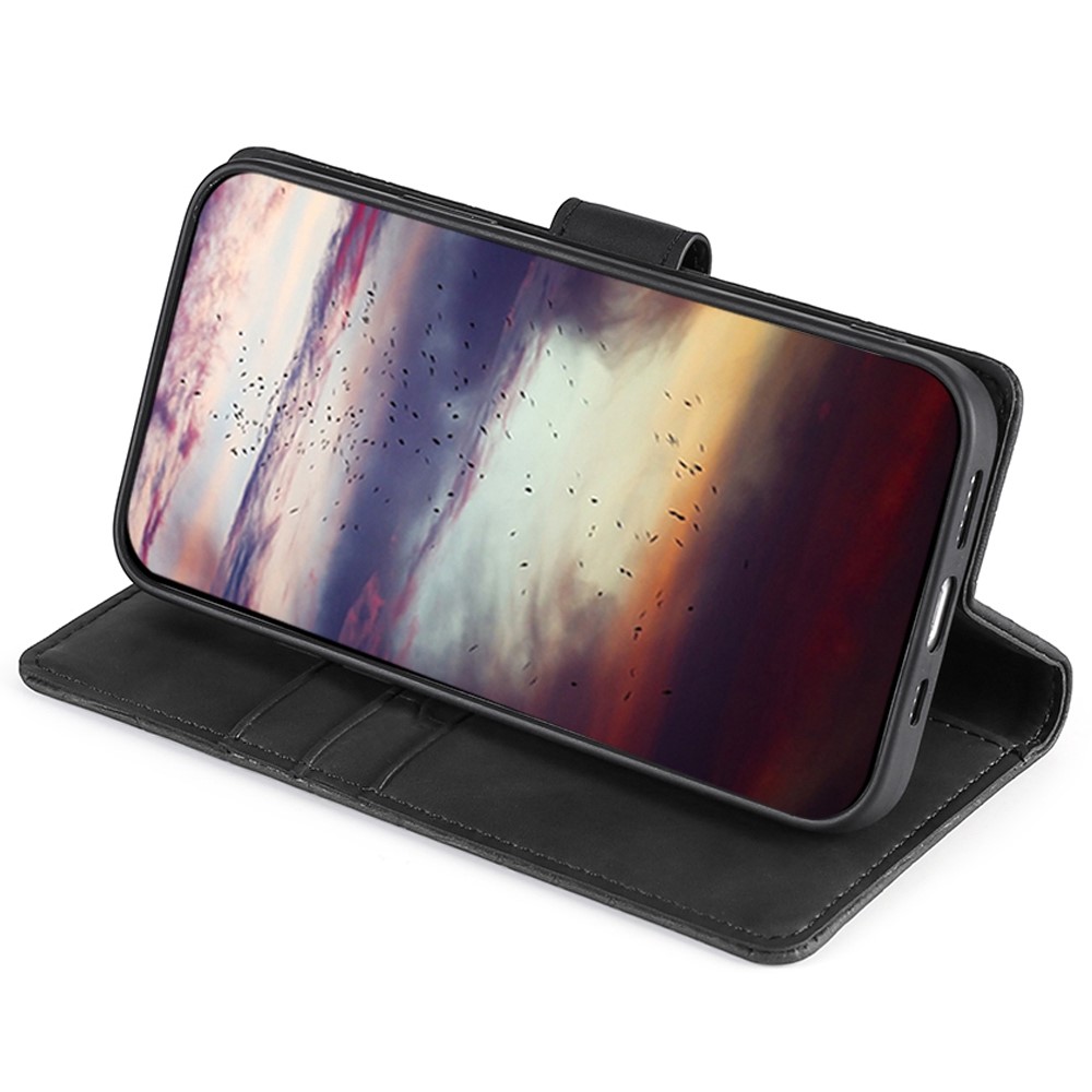  Samsung Galaxy S23 Plus Fodral Krokodil Textur Svart