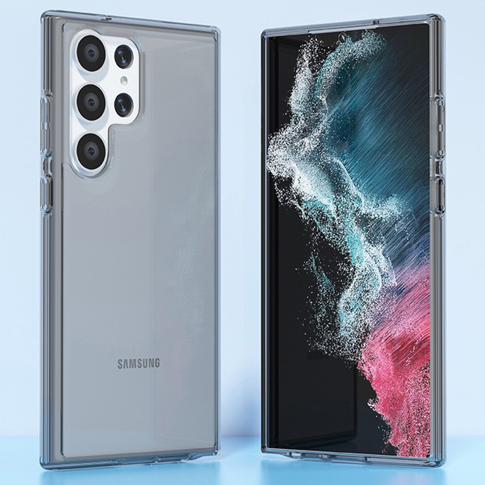  Samsung Galaxy S23 Ultra Skal Shockproof Hybrid Grå