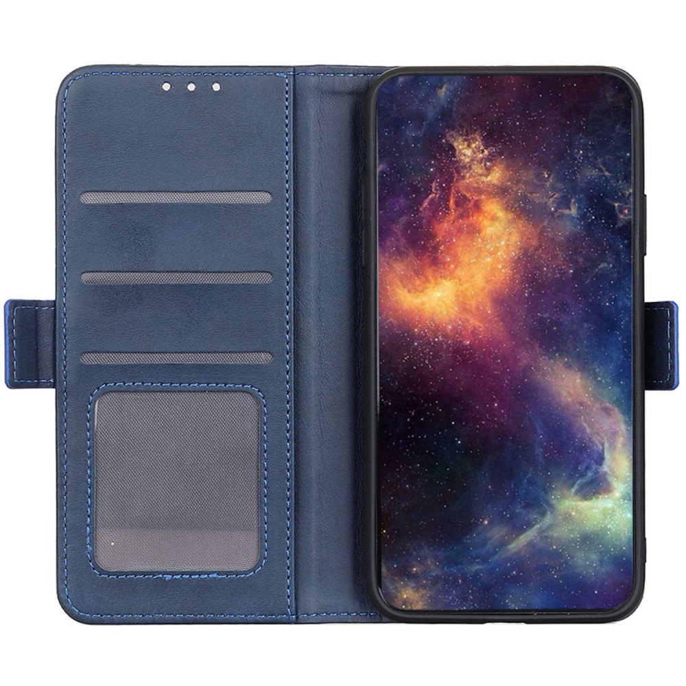  Samsung Galaxy S23 Ultra Fodral Magnetisk Stängning Blå