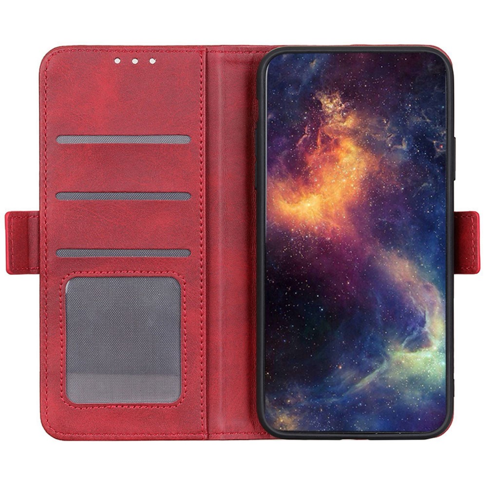  Samsung Galaxy S23 Ultra Fodral Magnetisk Stängning Röd