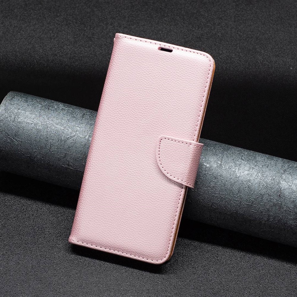  Samsung Galaxy S23 Ultra Fodral Litchi Shark Roséguld
