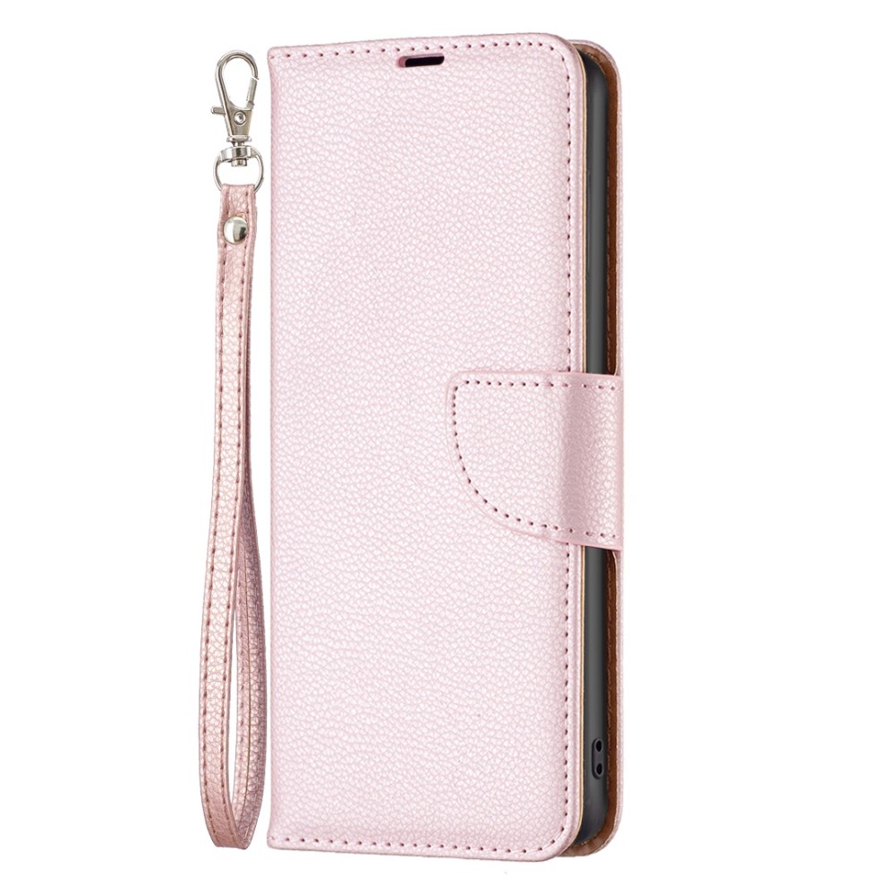  Samsung Galaxy S23 Ultra Fodral Litchi Shark Roséguld