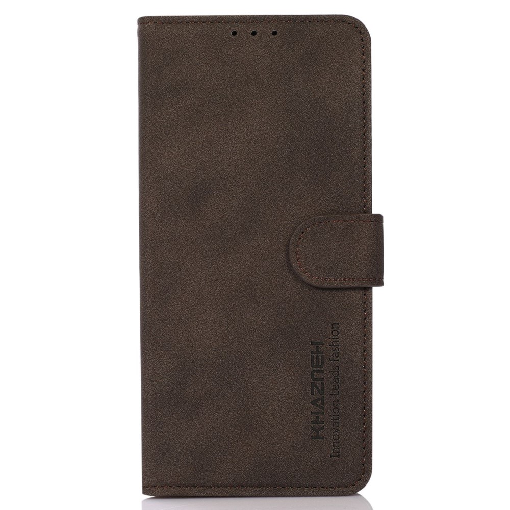 KHAZNEH KHAZNEH Samsung Galaxy S23 Ultra Fodral Läder Brun