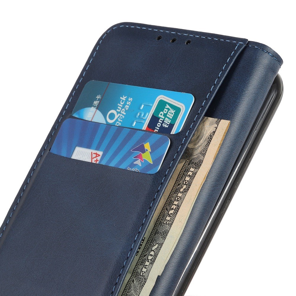  Samsung Galaxy S23 Ultra Flip Fodral Split Läder Blå