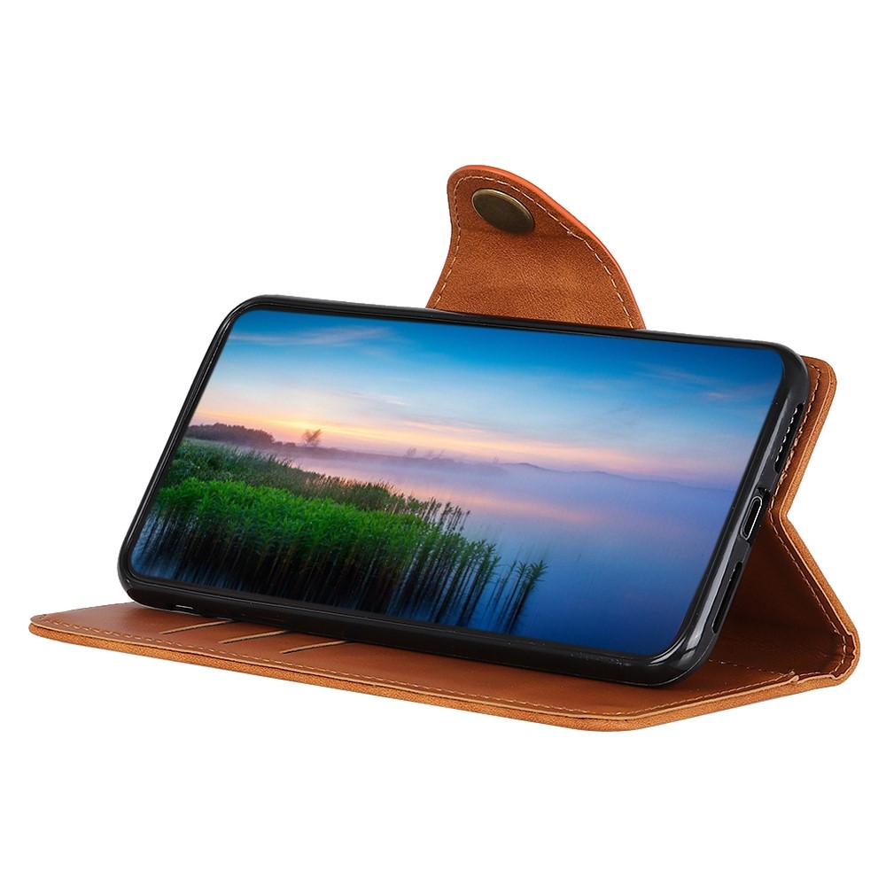  Samsung Galaxy S23 Ultra Fodral Magnetisk Mässing Brun