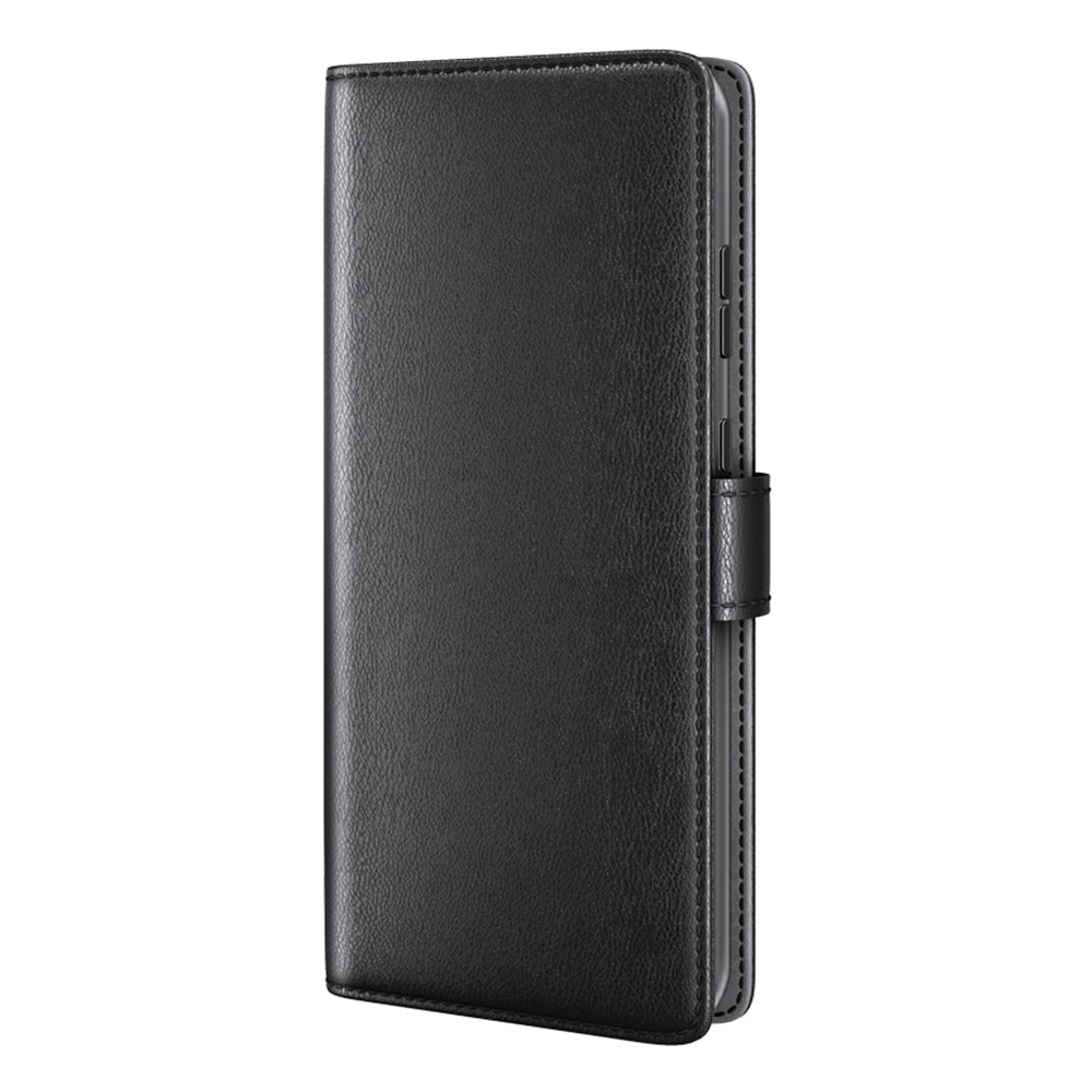  Samsung Galaxy S23 Ultra Fodral Premium Äkta Läder Svart