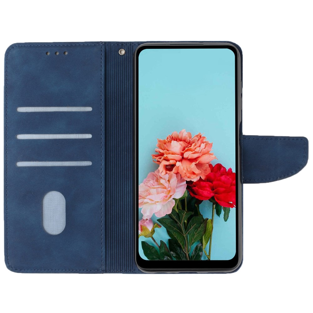  Samsung Galaxy S23 Ultra Fodral Läder Blå