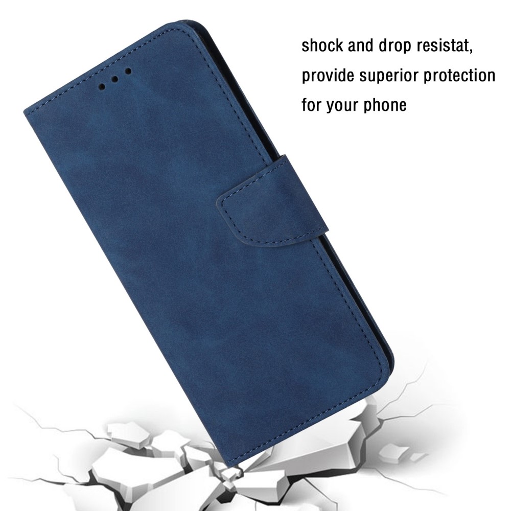  Samsung Galaxy S23 Ultra Fodral Läder Blå