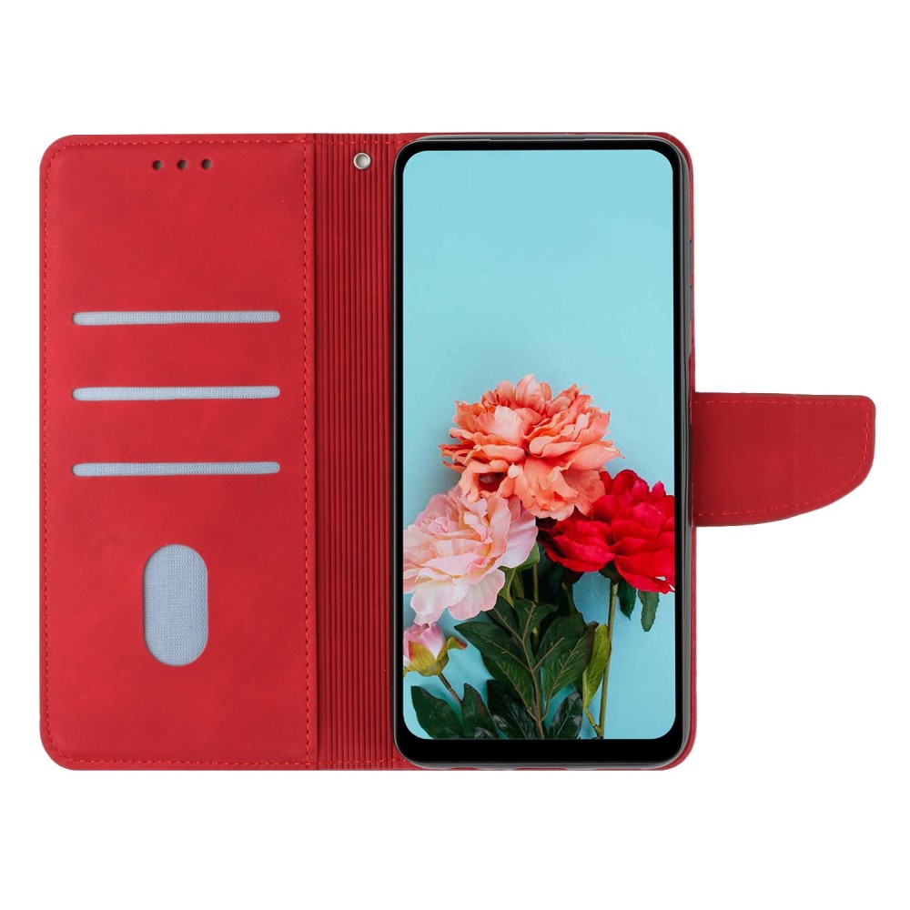  Samsung Galaxy S23 Ultra Fodral Läder Röd