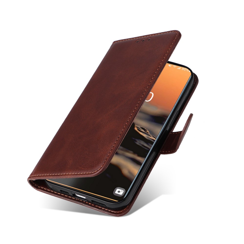  Samsung Galaxy S23 Ultra Fodral Läder Brun