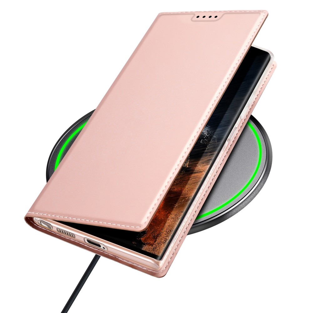 DUX DUCIS DUX DUCIS Samsung Galaxy S23 Ultra Fodral Skin Pro Roséguld
