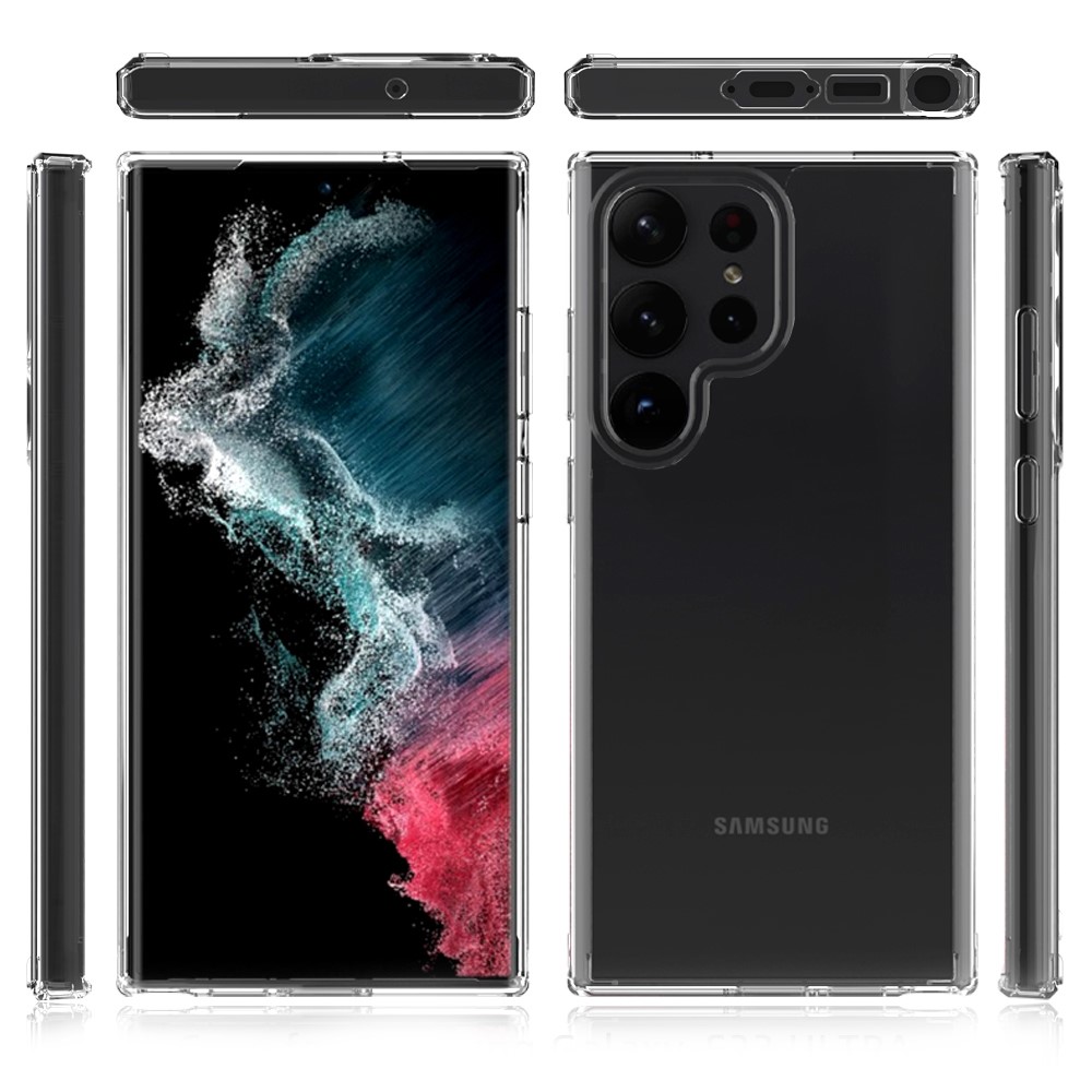  Samsung Galaxy S23 Ultra Skal Shockproof Akryl/TPU Svart