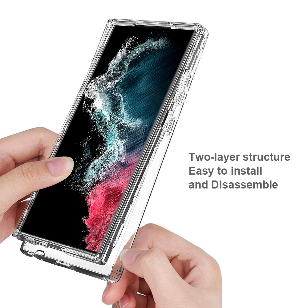  Samsung Galaxy S23 Ultra Skal Shockproof Hybrid Transparent