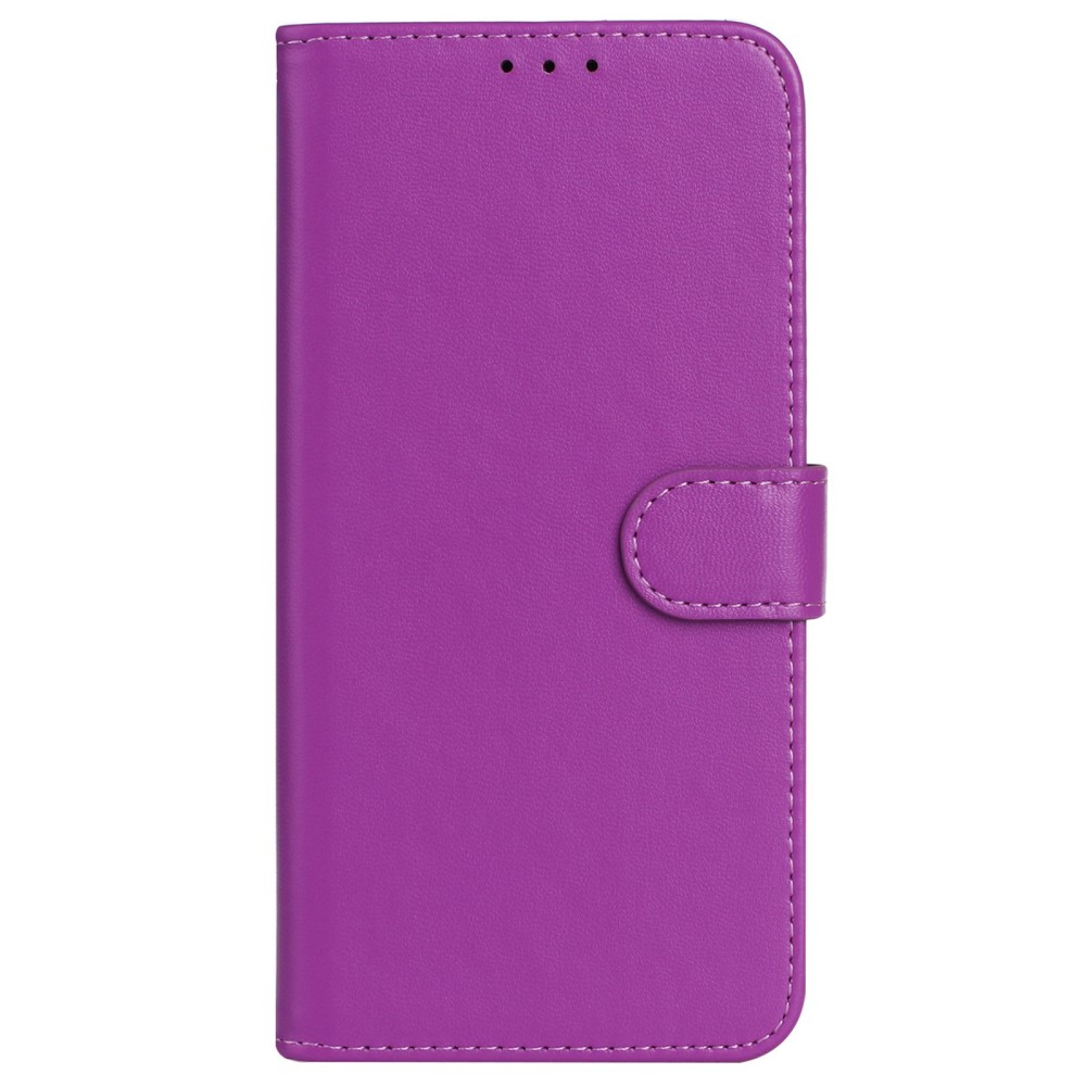  Samsung Galaxy S23 Ultra Fodral Solid Läder Lila