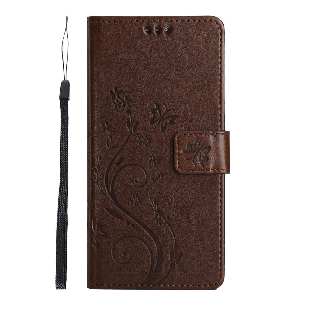  Samsung Galaxy S23 Ultra Fodral Med Tryck Brun