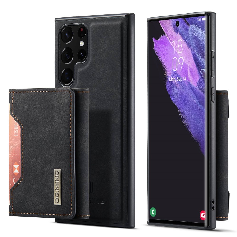 DG.MING DG.MING Galaxy S23 Ultra Skal Med Magnetisk Plånbok Svart
