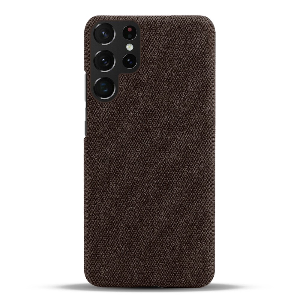 KSQ KSQ Samsung Galaxy S23 Ultra Skal Tygbelagt Brun