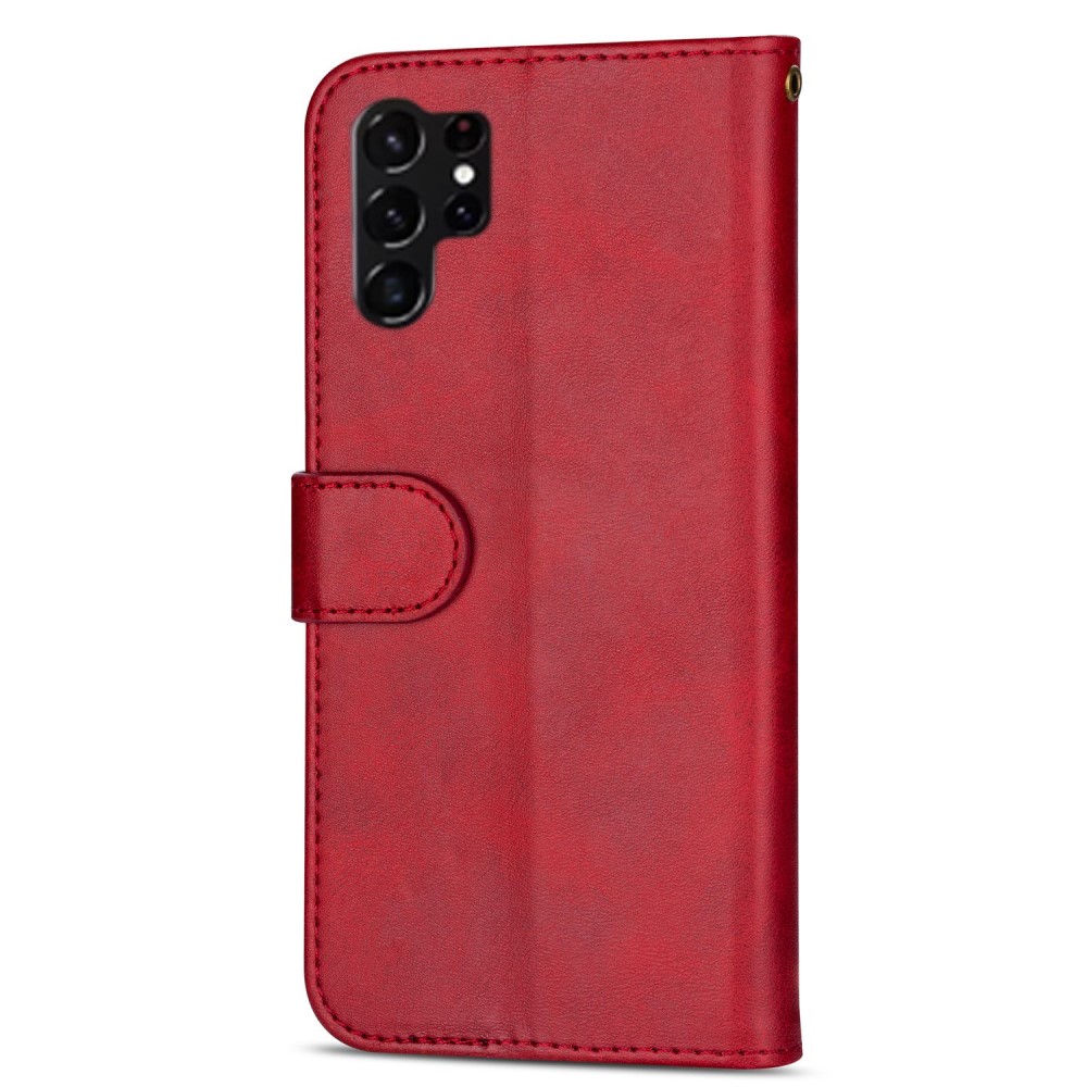  Samsung Galaxy S23 Ultra Fodral Multifunktionell Röd
