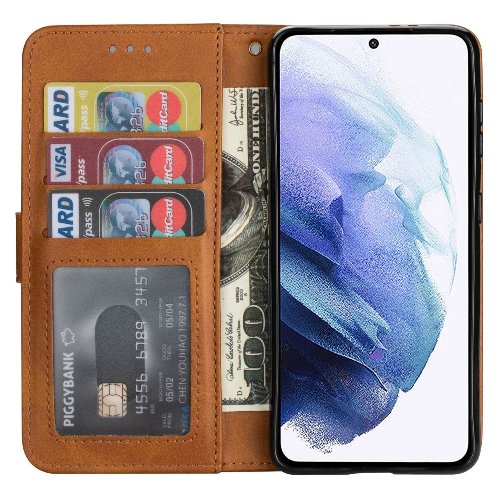  Samsung Galaxy S23 Ultra Fodral Multifunktionell Brun