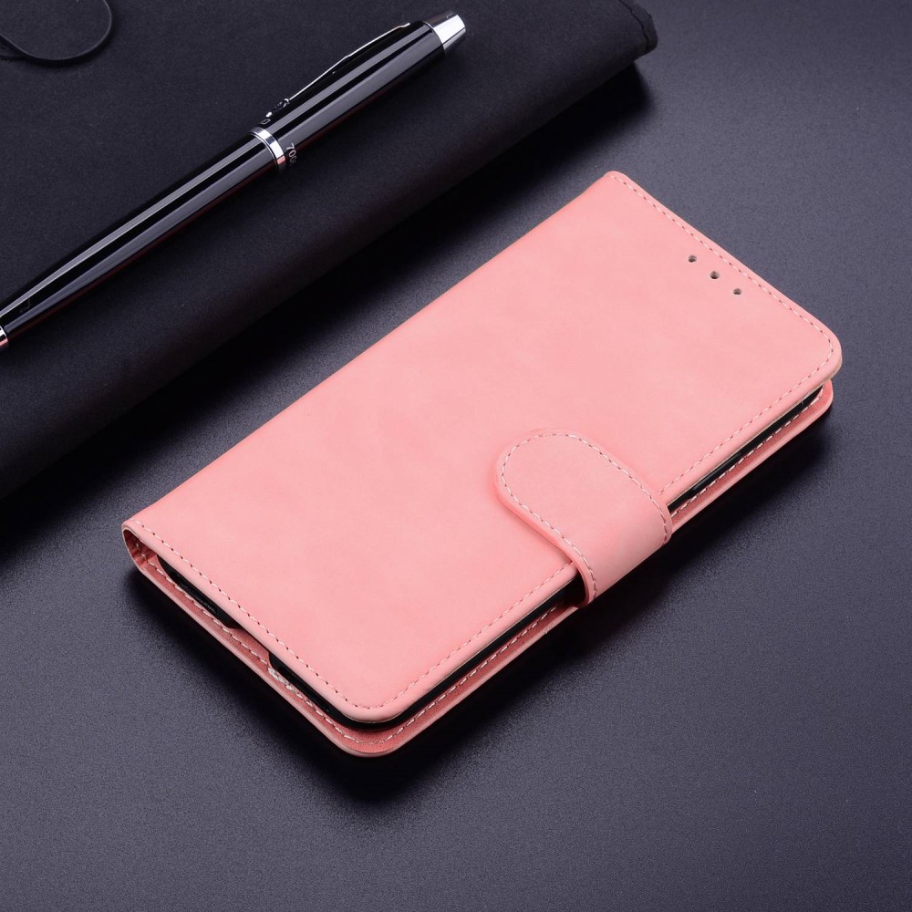  Samsung Galaxy S23 Ultra Fodral Läder Rosa