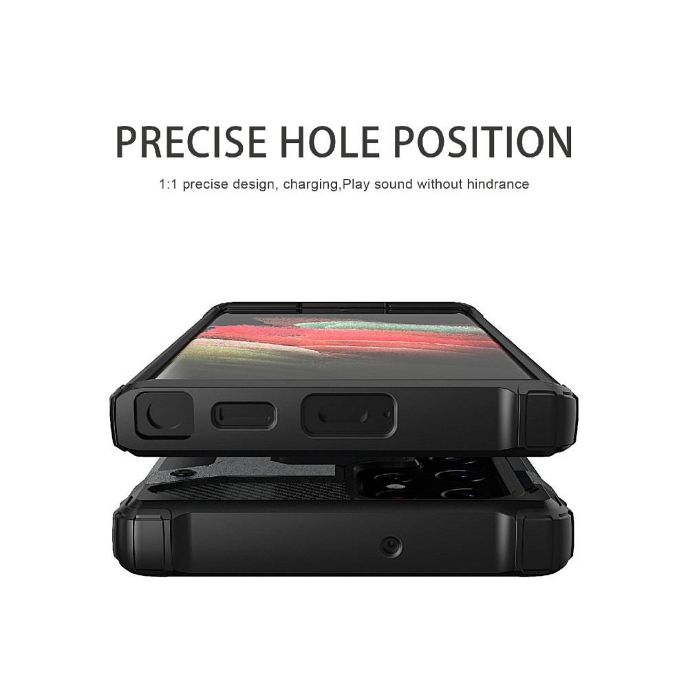  Samsung Galaxy S23 Ultra Skal Shockproof Hybrid Armor Guld