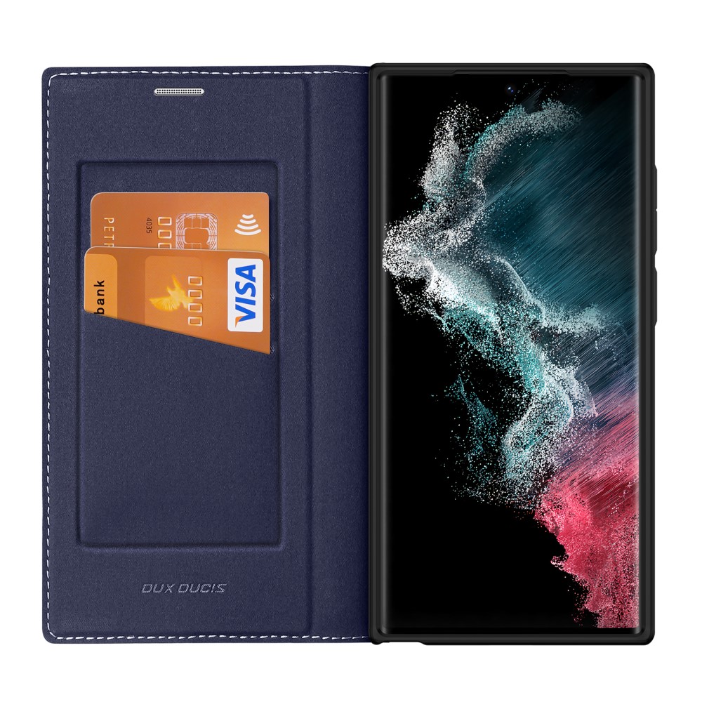 DUX DUCIS DUX DUCIS Galaxy S23 Ultra Fodral Skin X2 Premium Blå