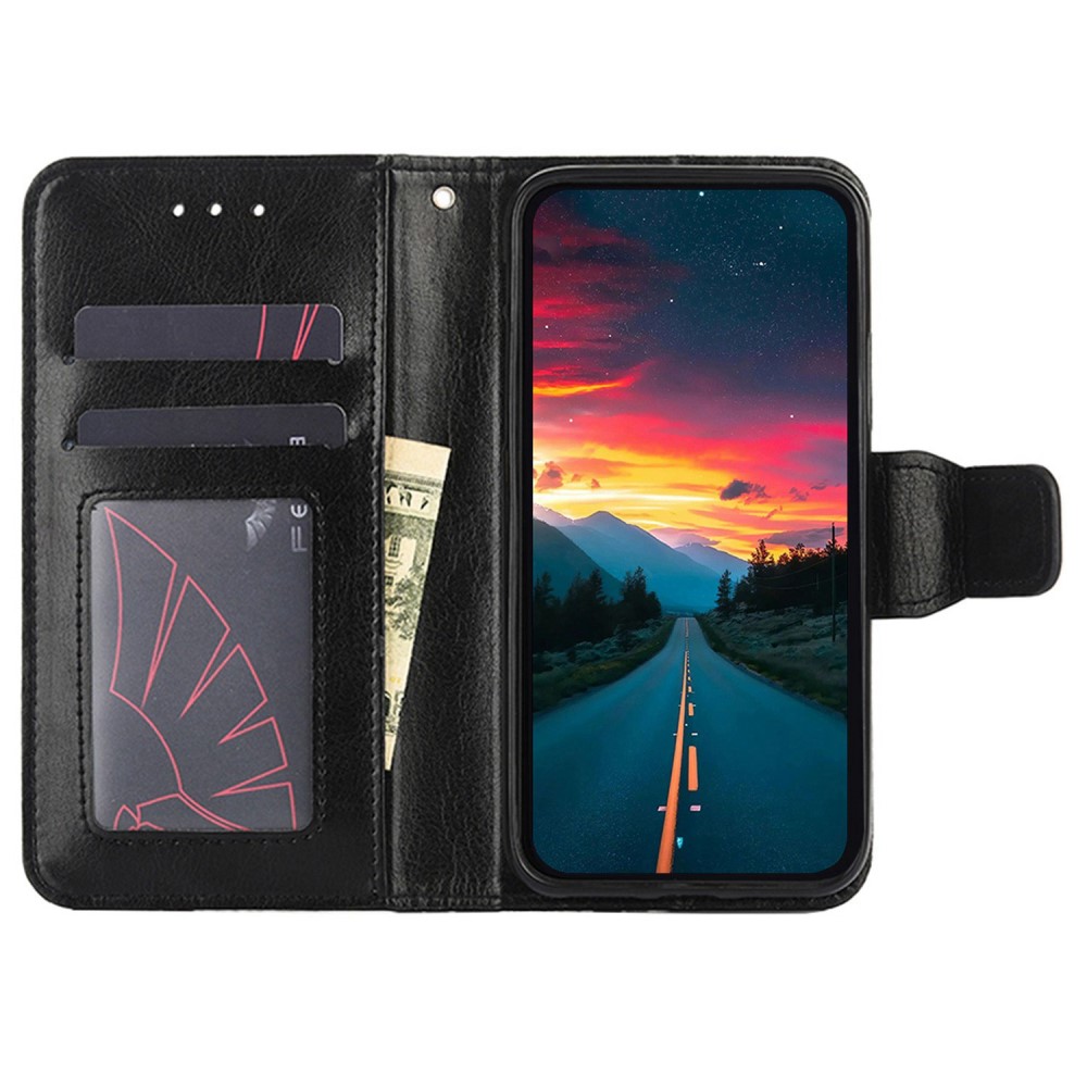  Samsung Galaxy S23 Ultra Fodral Läder Svart