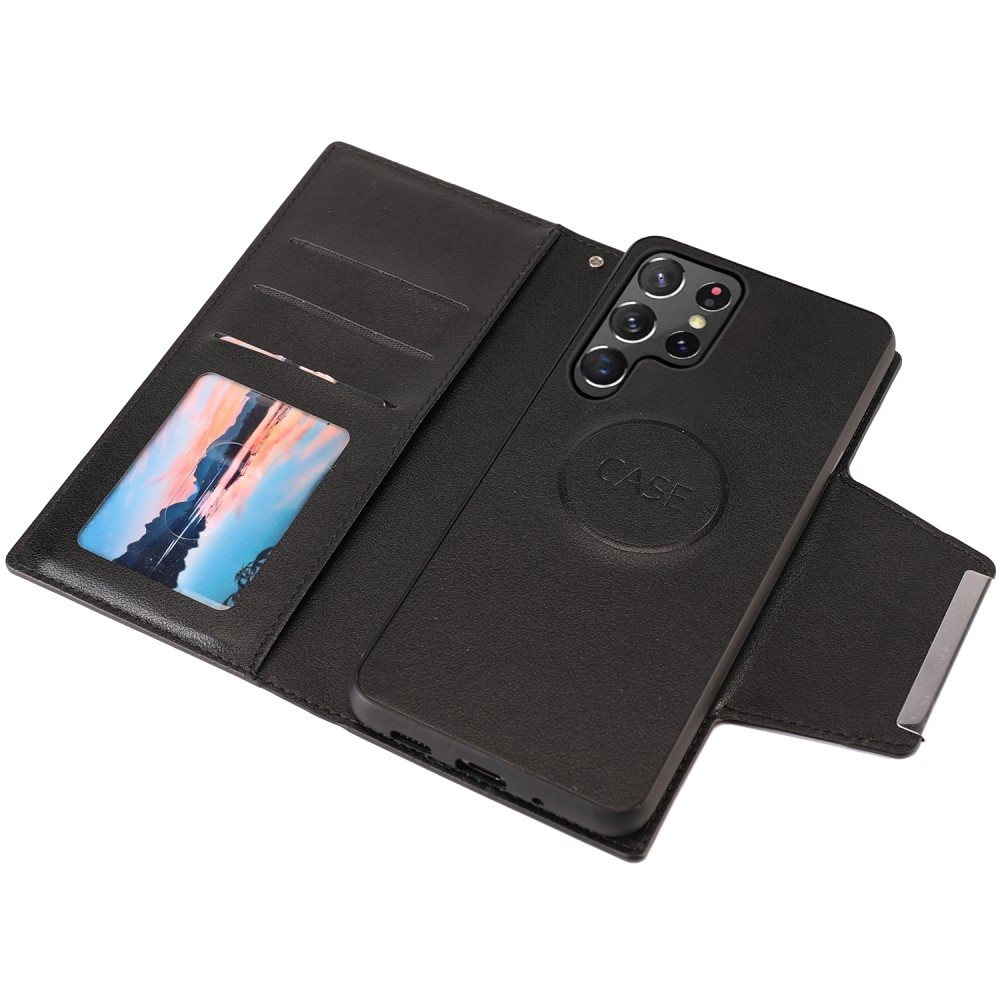  Samsung Galaxy S23 Ultra 2in1 Magnet Fodral Svart