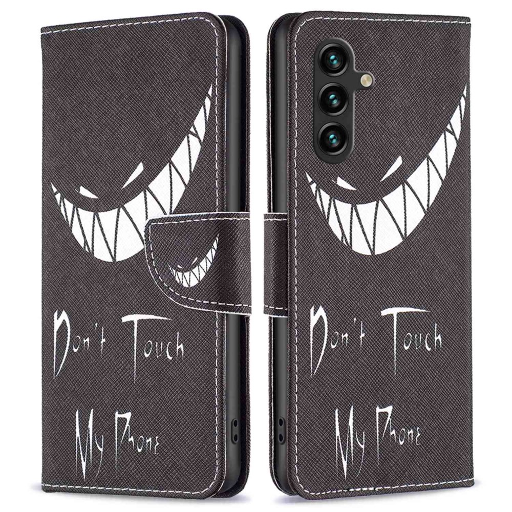  Samsung Galaxy A14 4G/5G Fodral Med Tryck Dont Touch My Phone
