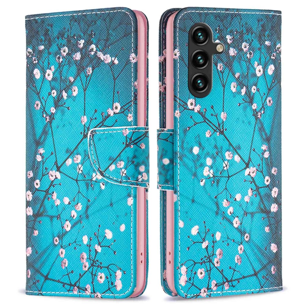  Samsung Galaxy A14 4G/5G Fodral Med Tryck Plommonträd
