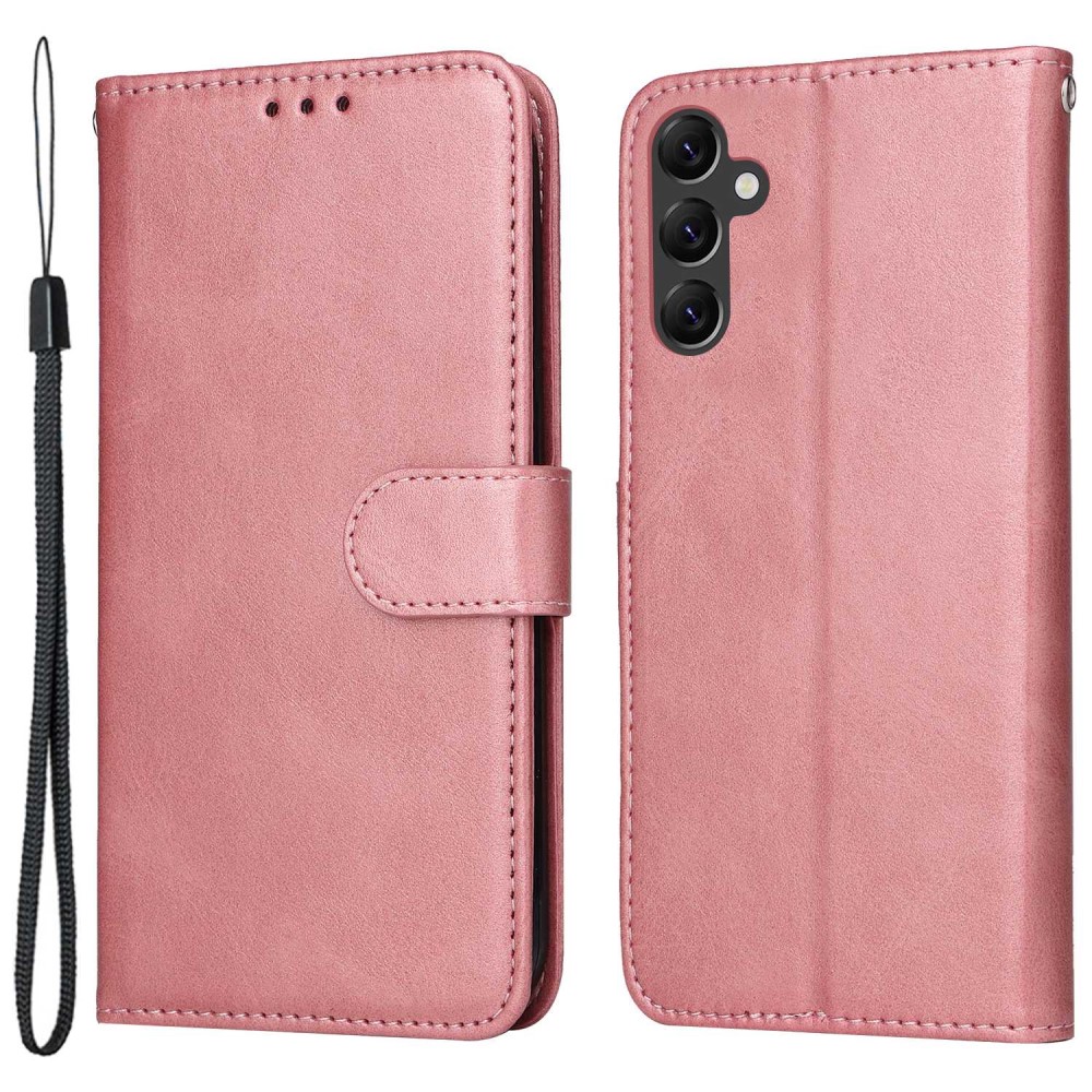  Samsung Galaxy A14 4G/5G Fodral Läder Roséguld