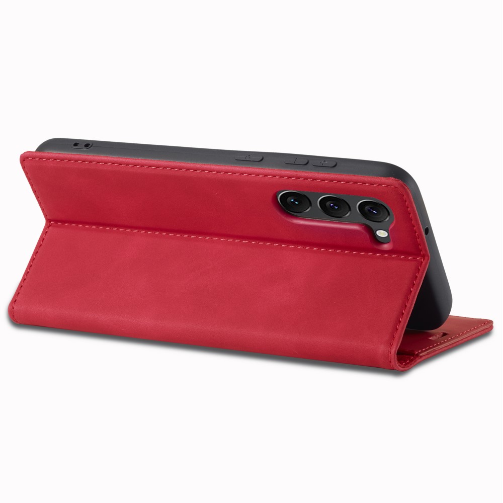 LC.IMEEKE LC.IMEEKE Samsung Galaxy S23 Fodral Flip Läder Röd