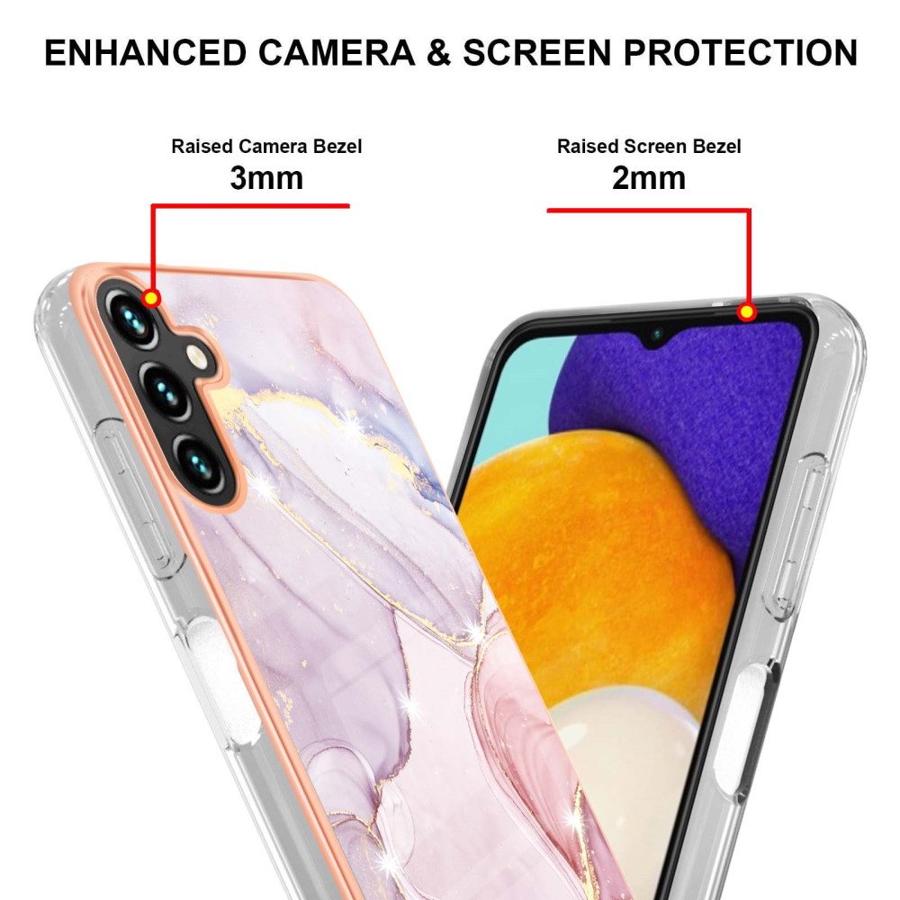 Samsung Galaxy A14 4G/5G Skal Marmor Roséguld