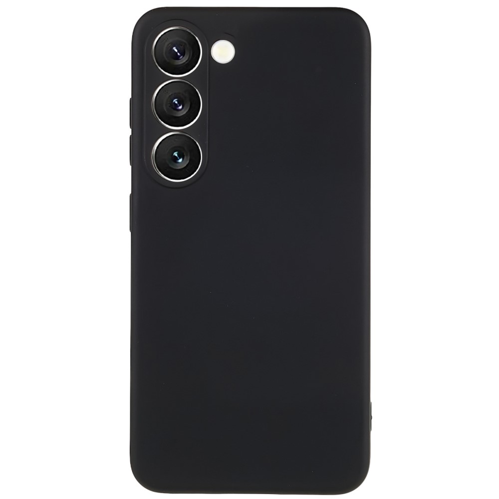  Samsung Galaxy S23 Skal Liquid Silikon Svart