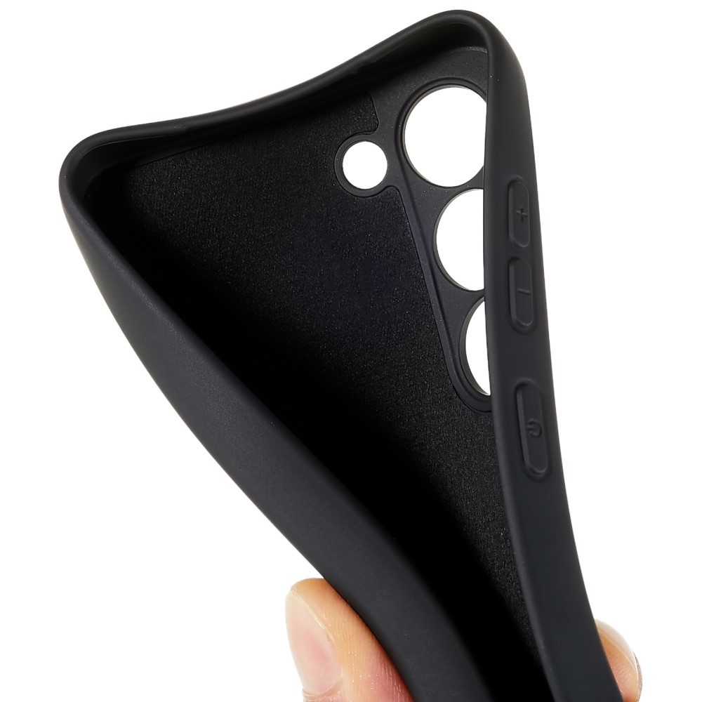  Samsung Galaxy S23 Skal Liquid Silikon Svart