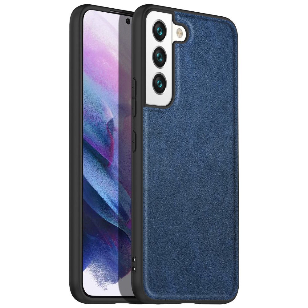  Samsung Galaxy S23 Skal Retro Läder Blå