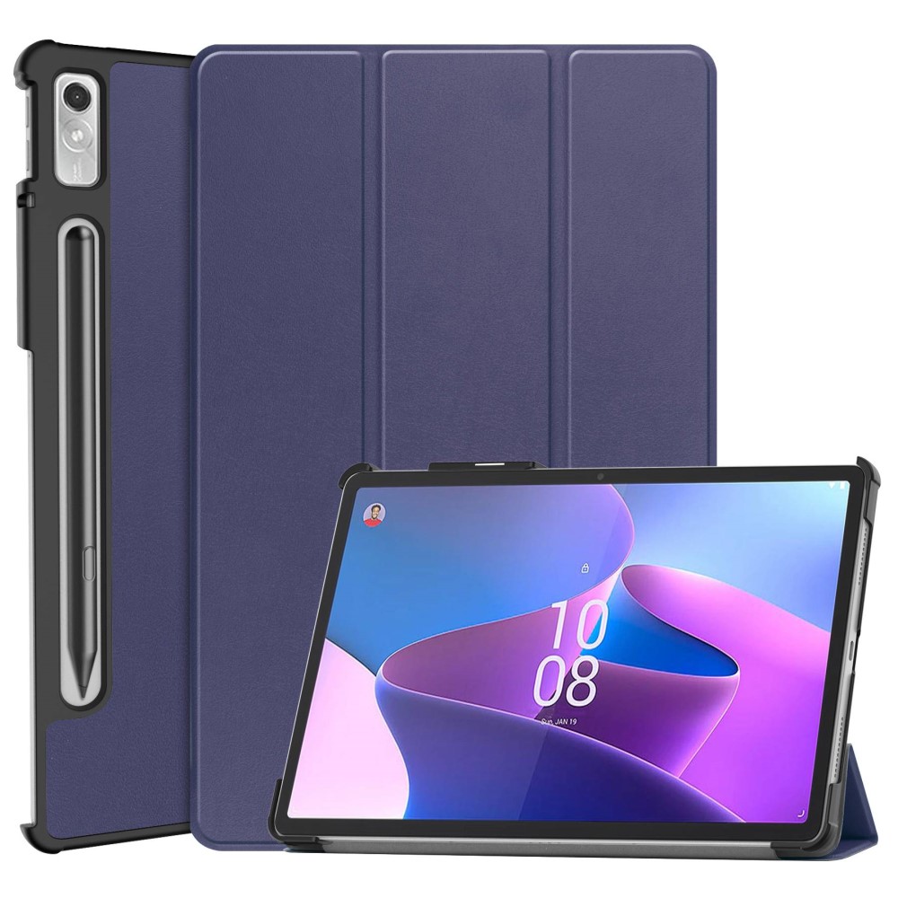  Lenovo Tab P11 Pro Gen 2 Fodral Tri-Fold Läder Blå