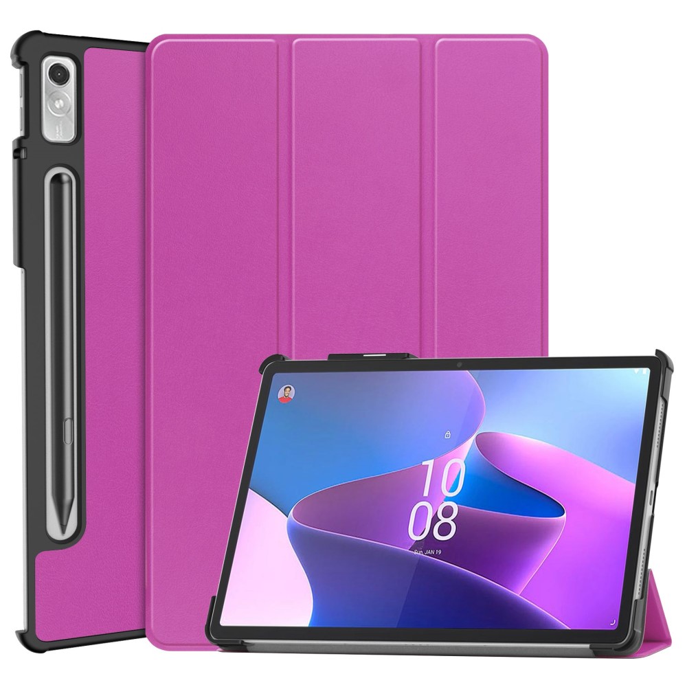  Lenovo Tab P11 Pro Gen 2 Fodral Tri-Fold Läder Lila