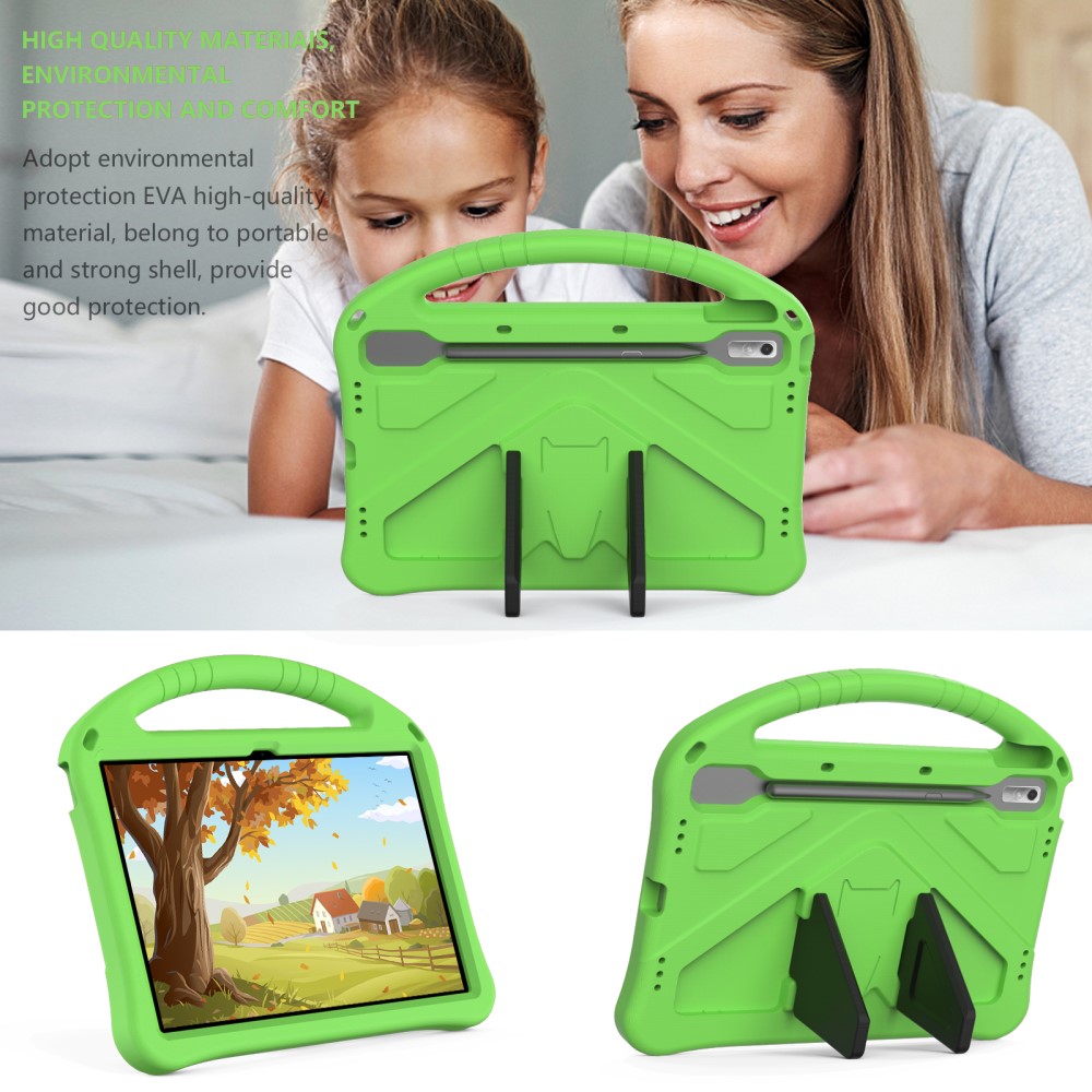  Lenovo Tab P11 Pro Gen 2 Skal EVA Shockproof för Barn Grön